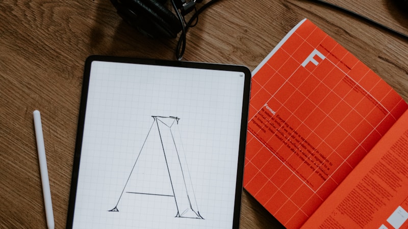 A child using a tablet in a healthy balanced way